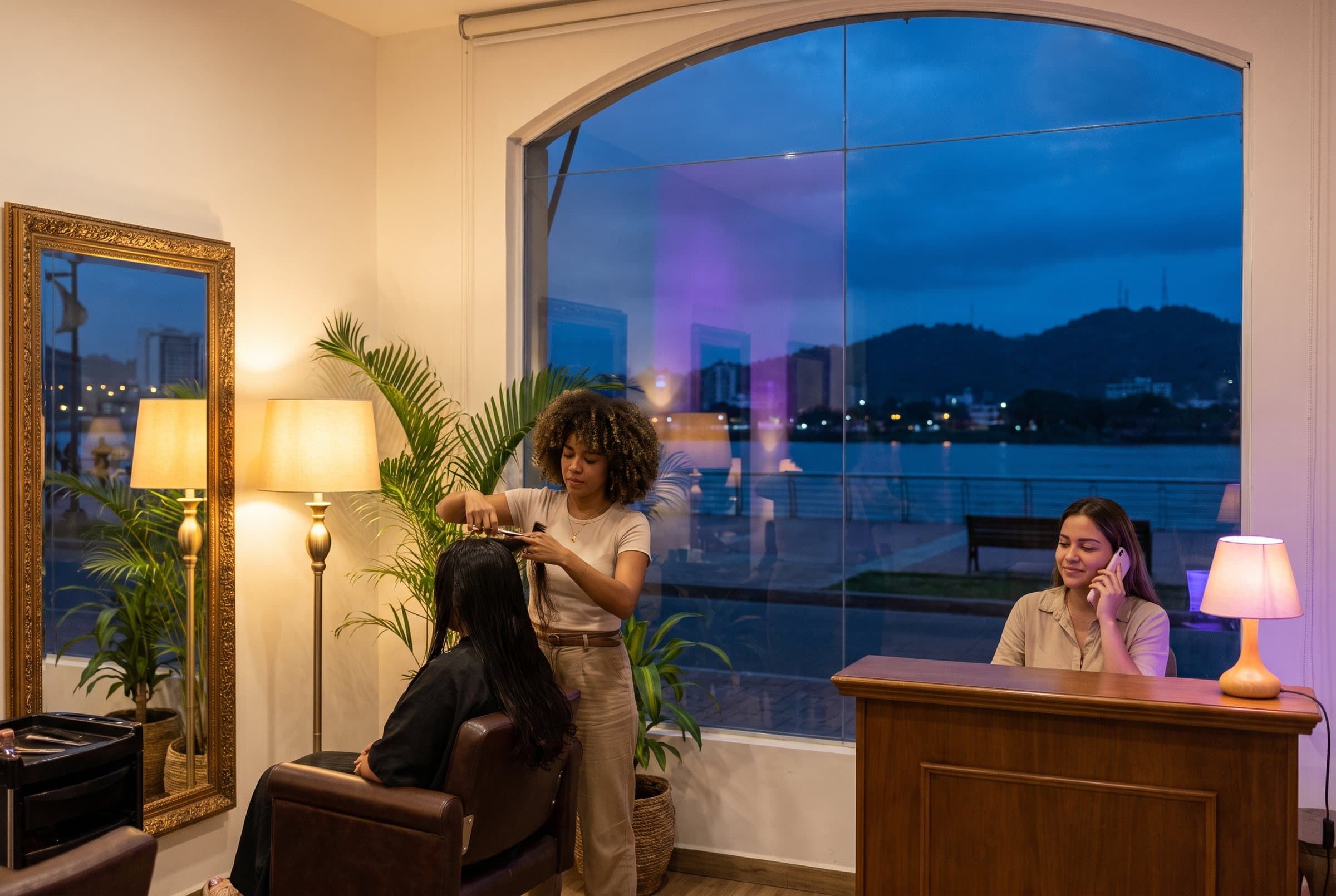 Salón de belleza en Ecuador